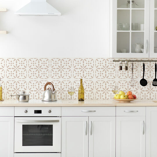 selbstklebende Wandfliesen Wall Tiles Vintage Flowers (6er Set) image number null